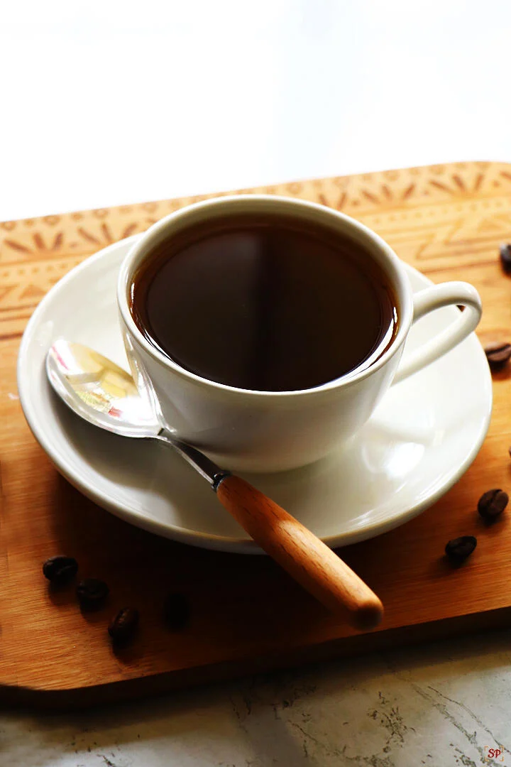 black coffee, yechu Newari Foodland